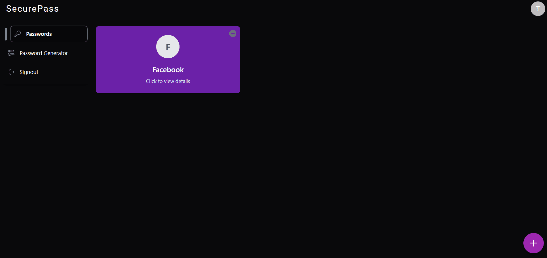 SecurePass - A Encrypted Password Manager